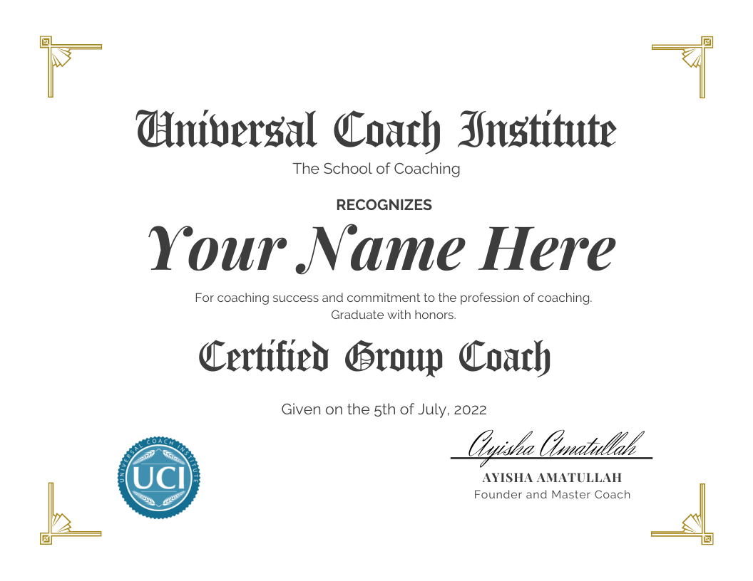 Group Coach Training & Certification Online